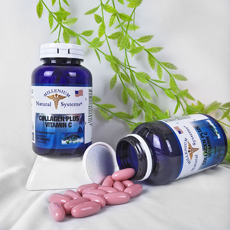Colágeno Hidrolizado + Vitamina C – 60 cápsulas líquidas | Piel, Cabello y Articulaciones