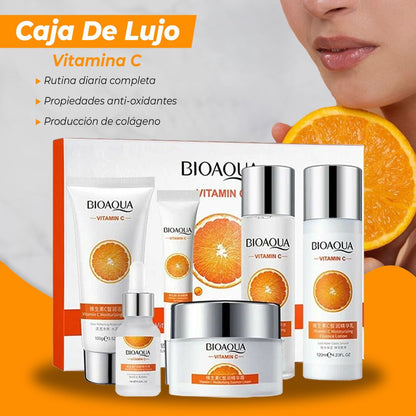 Set de Cuidado Facial Bioaqua Vitamina C
