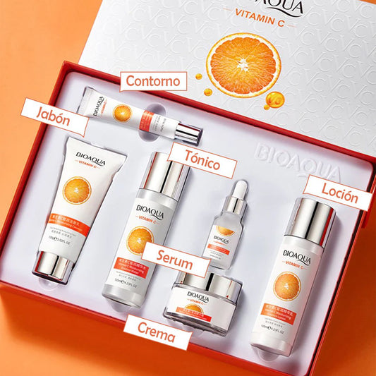 Set de Cuidado Facial Bioaqua Vitamina C