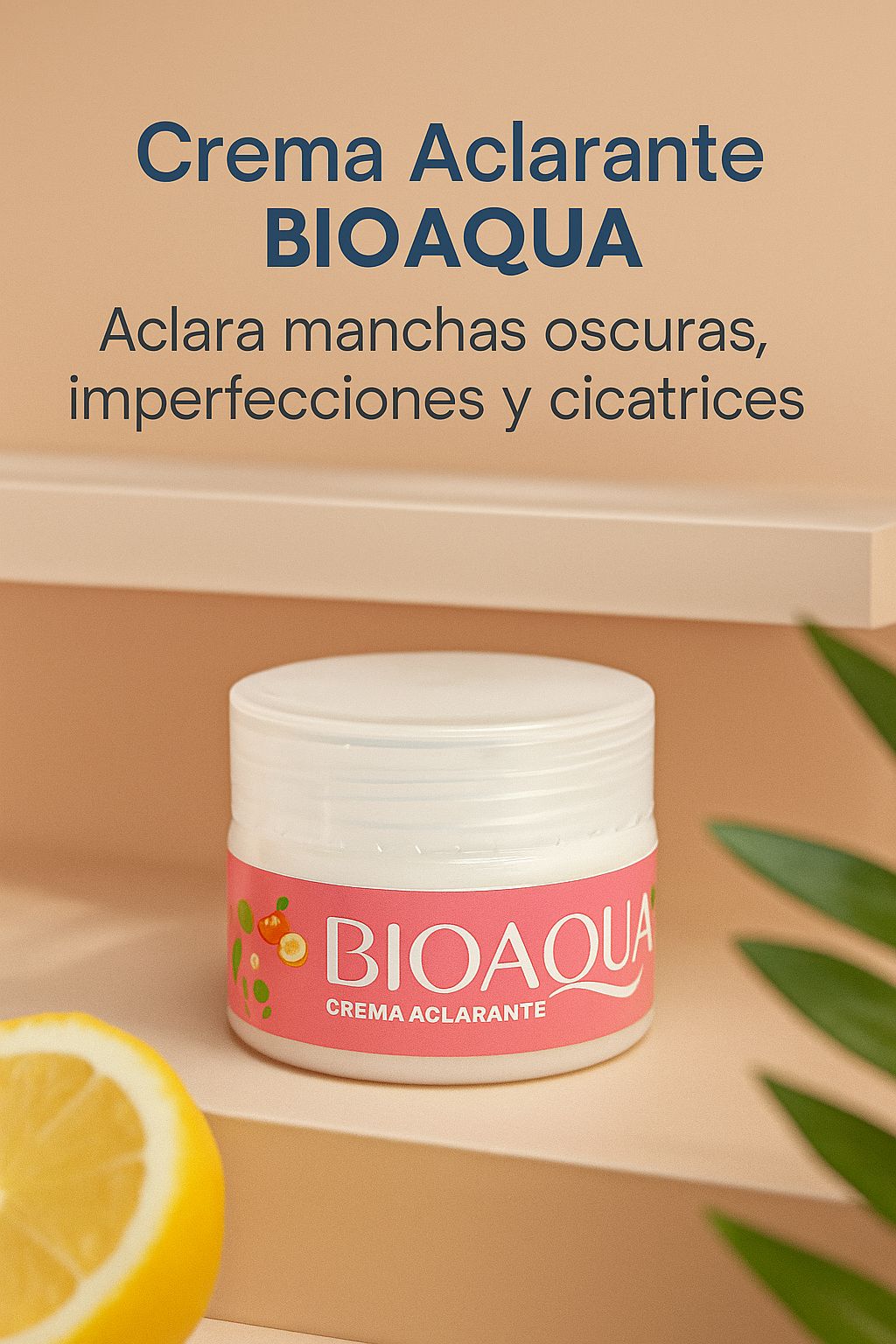 Crema Aclarante BIOAQUA- Despigmentante para Manchas y Cicatrices