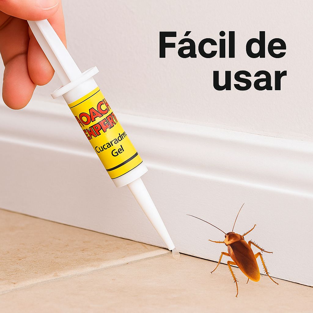 Roach Expert Gel - Elimina cucarachas desde la raíz (5g)